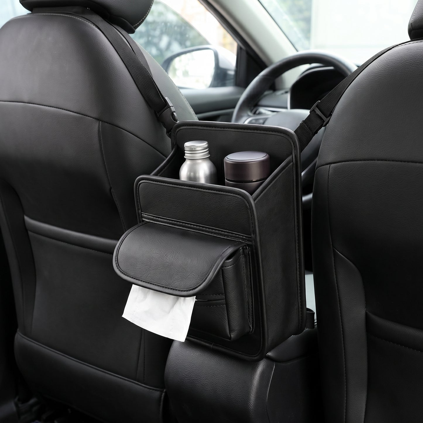 Organiseur de Siège Auto — Compact, Pratique, S'installe en Un Geste