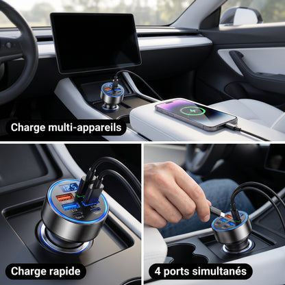 Chargeur Karondra — 100W, Charge Rapide 6 Ports