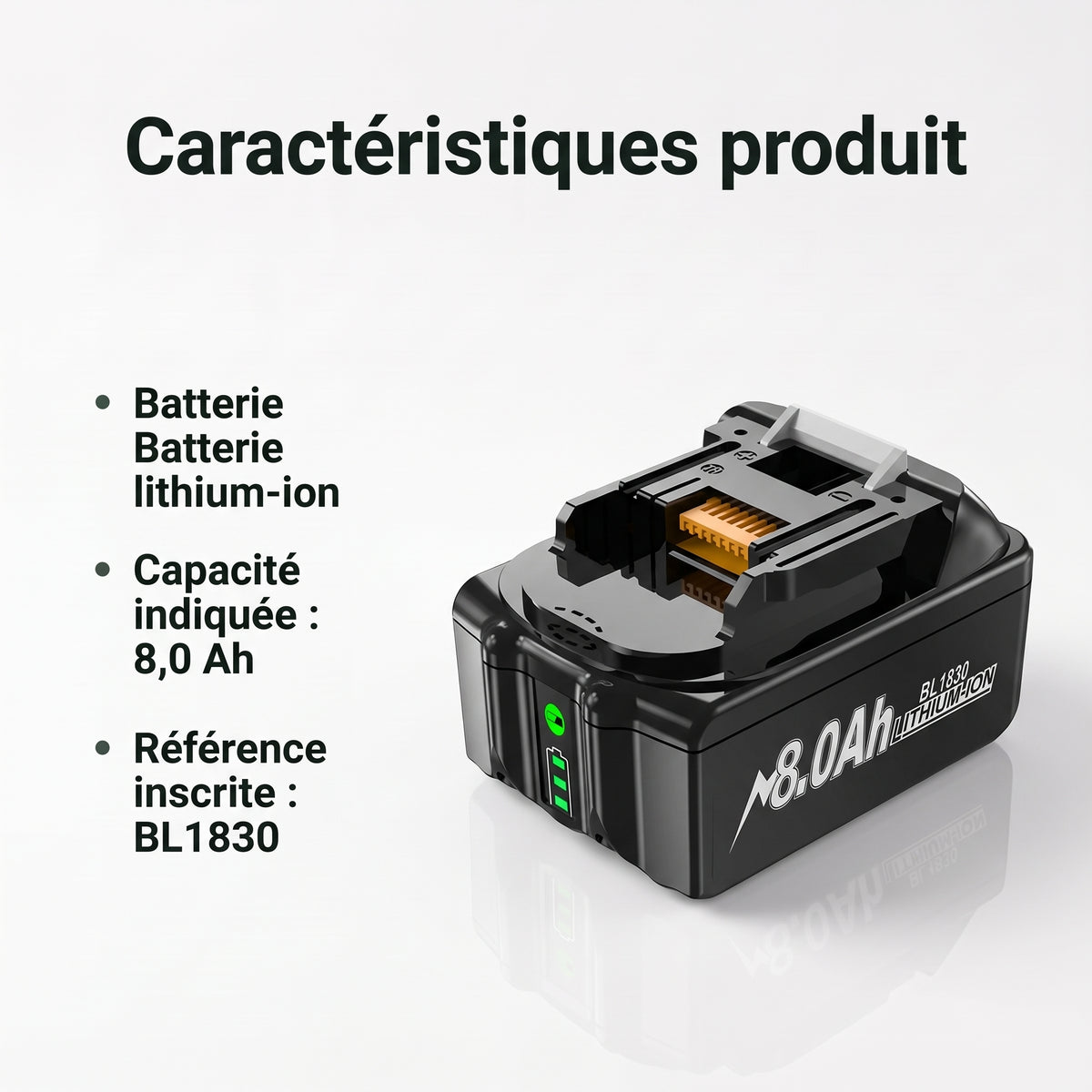Batterie 18V pour Aspirateur — Autonomie Pro, Charge Rapide