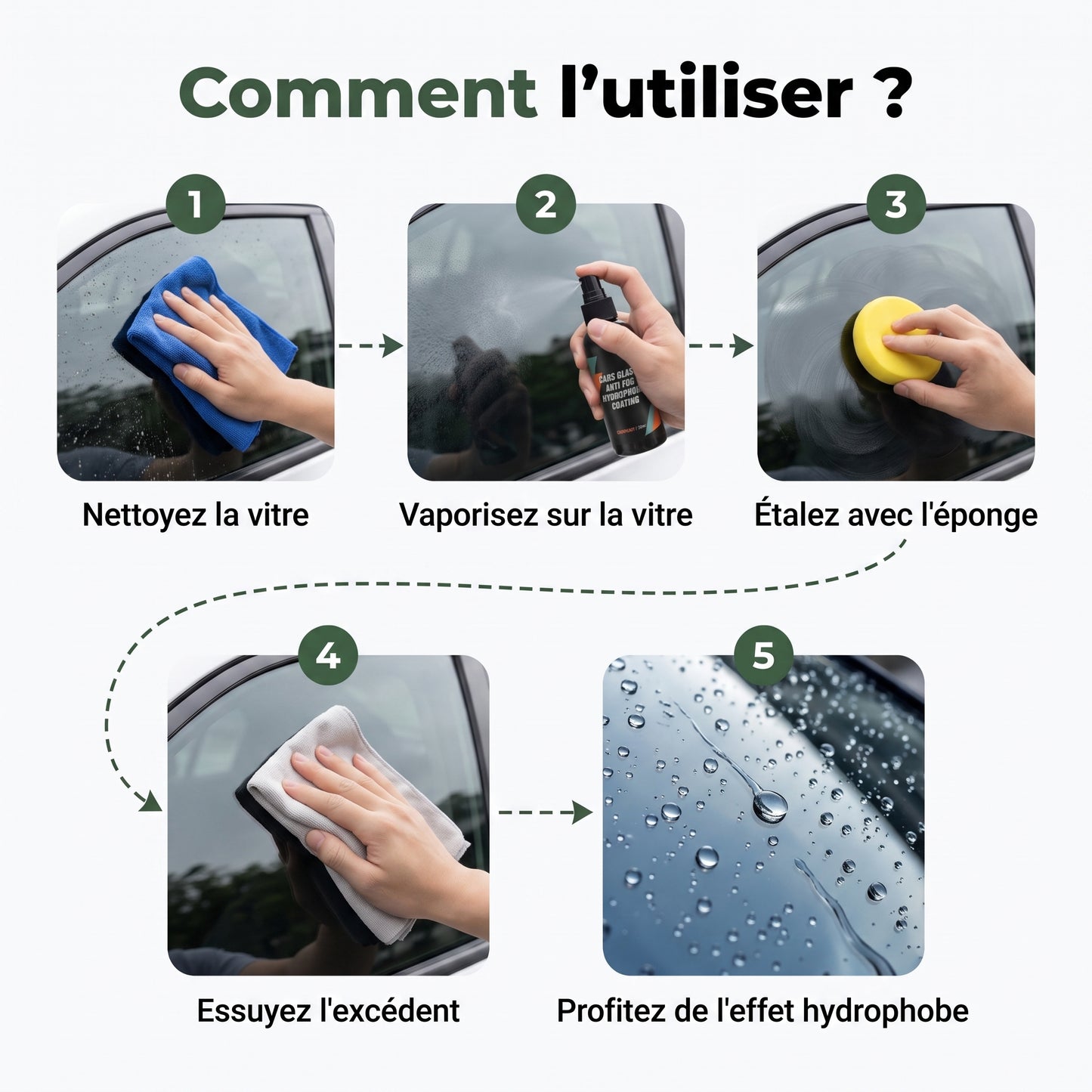 Spray Karondra — Hydrofuge, Éponge Incluse
