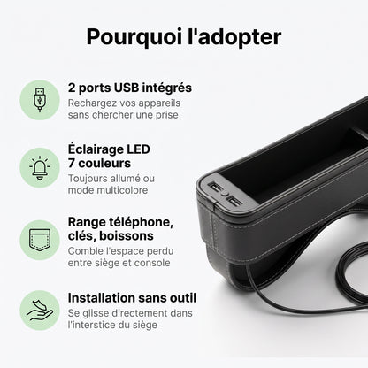 Organiseur Karondra — Comble le Vide, Charge Vos Appareils