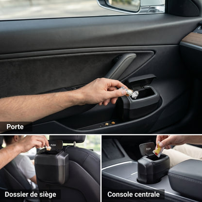 Poubelle de Voiture Karondra — Compacte & Étanche