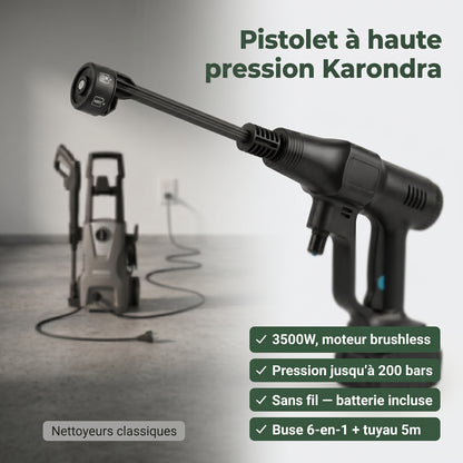 Pistolet à Haute Pression Karondra — Sans Fil, 3500W