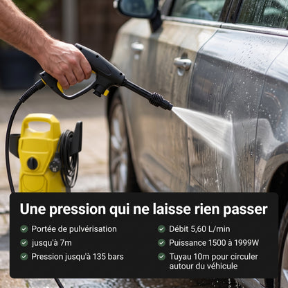 Nettoyeur Haute Pression Karondra — Pression Maîtrisée, Nettoyage en Profondeur