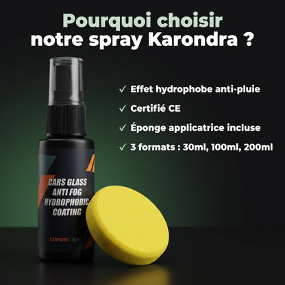 Spray Karondra — Hydrofuge, Éponge Incluse
