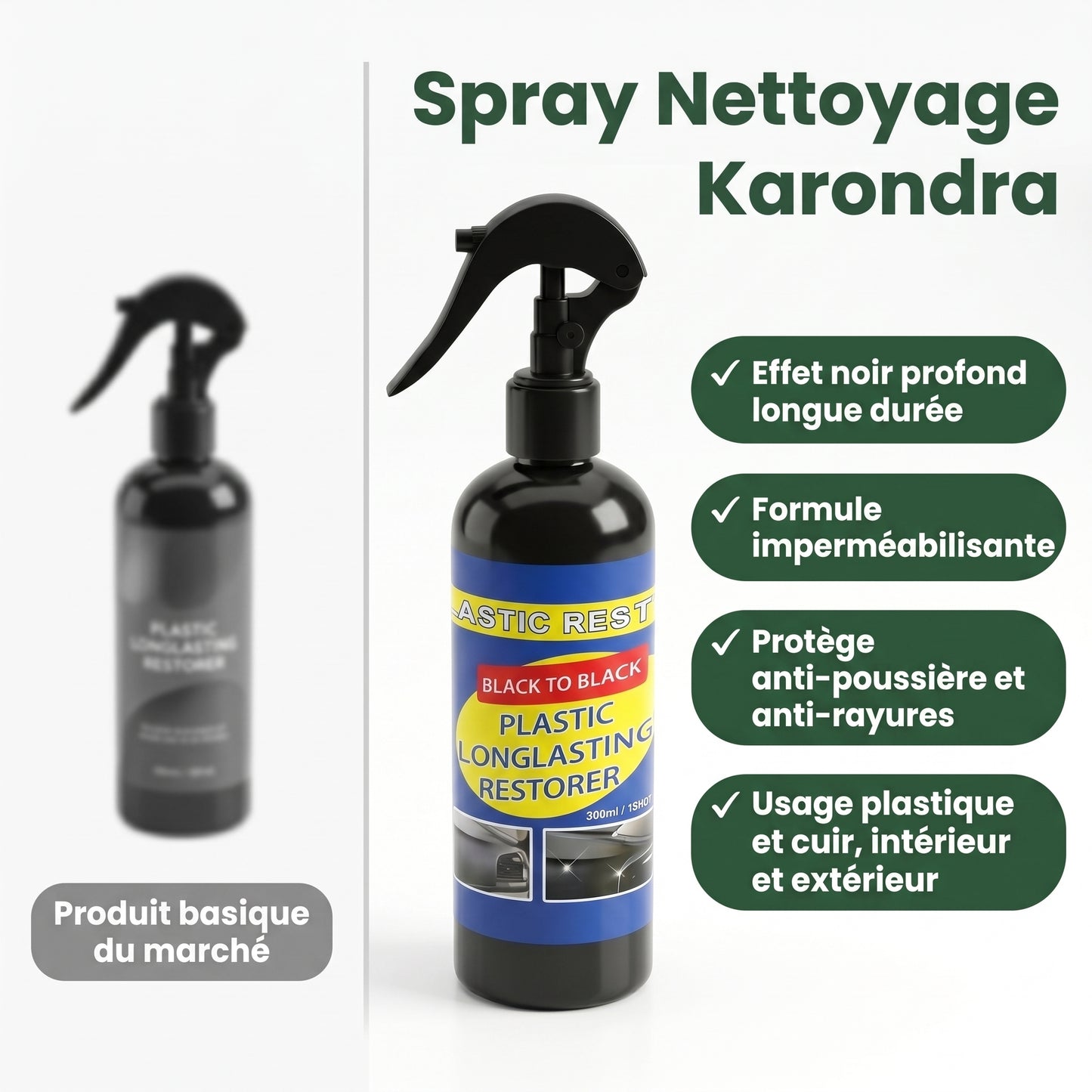 Spray Nettoyant Karondra — Intérieur & Extérieur