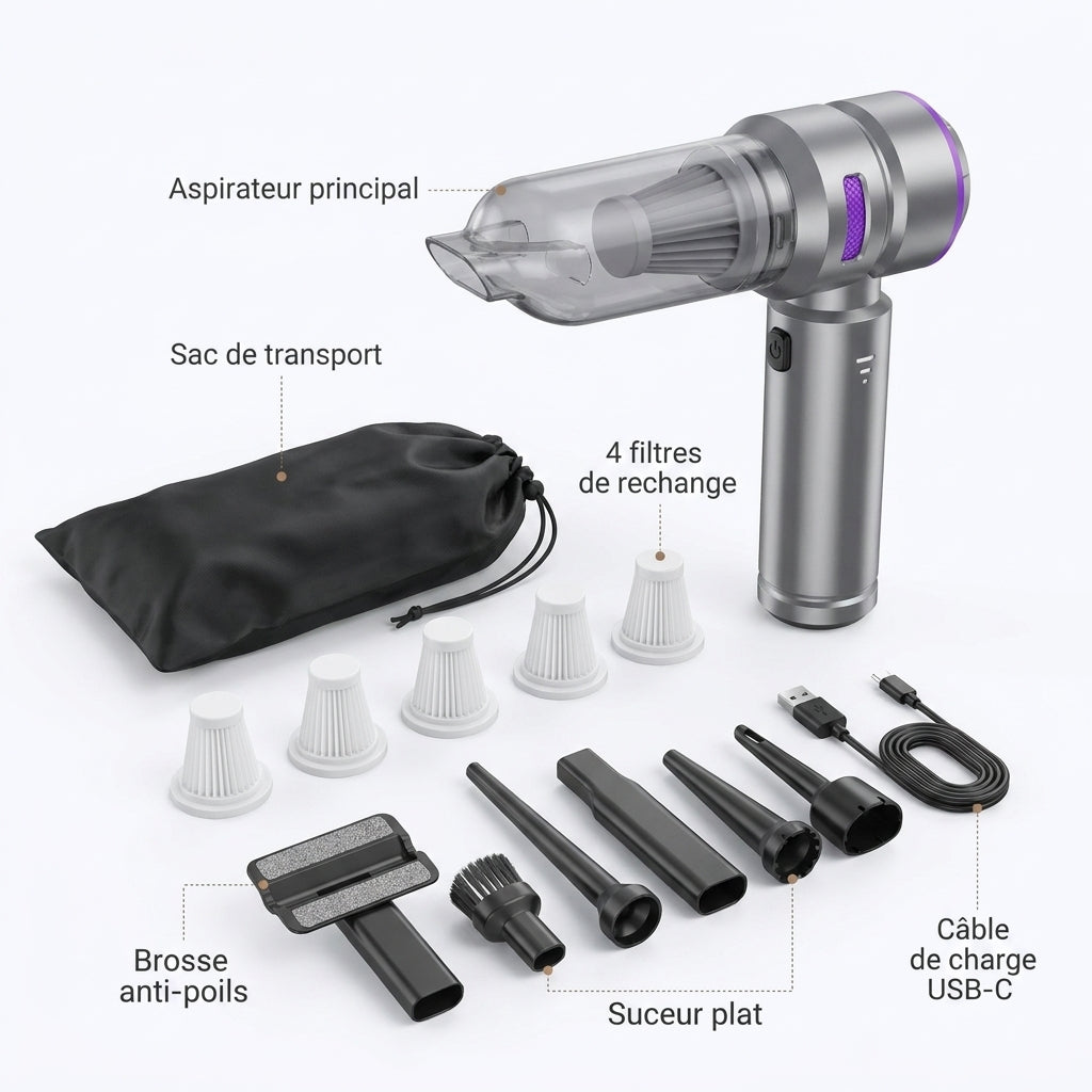 Aspirateur Portable  — Signature Puissance, sans fil