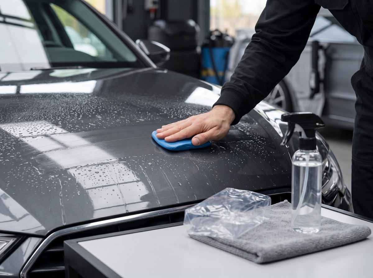 Frottez sur la carrosserie
