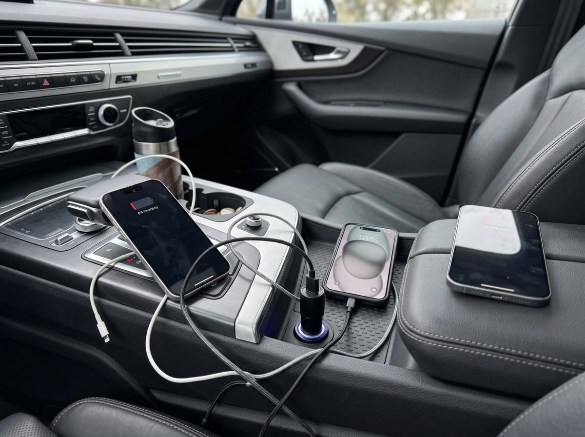Téléphones à faible batterie avant utilisation du Chargeur Karondra 100W