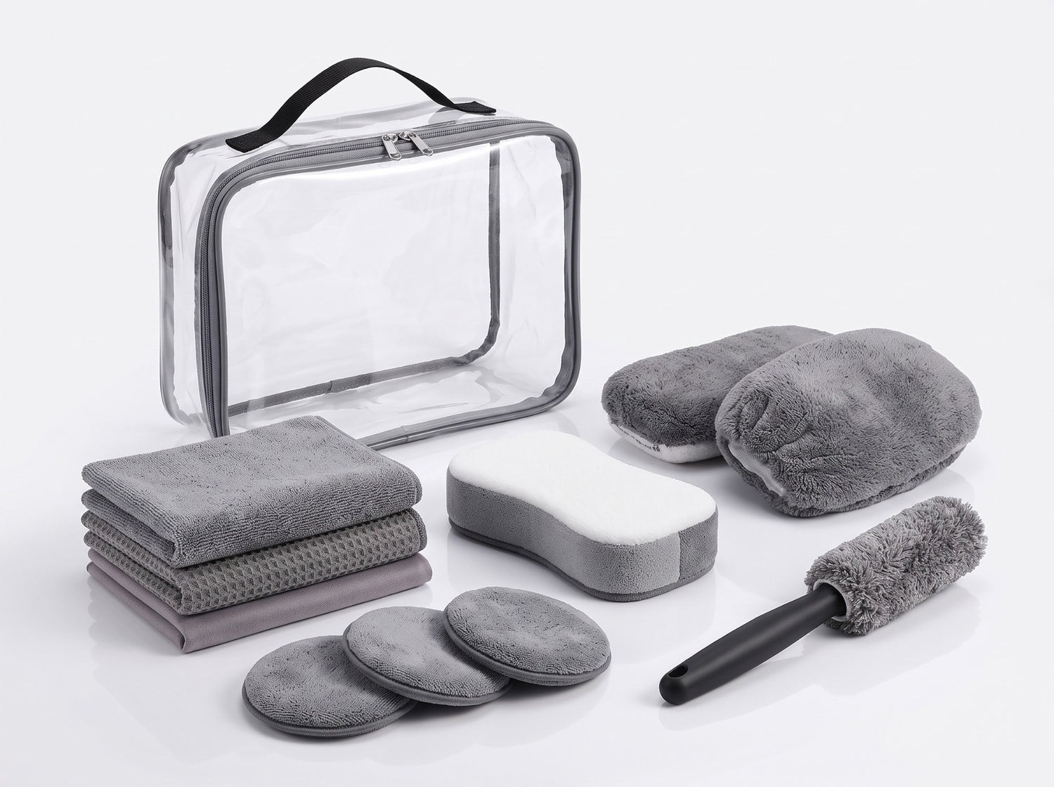 Kit microfibre gris - pack complet