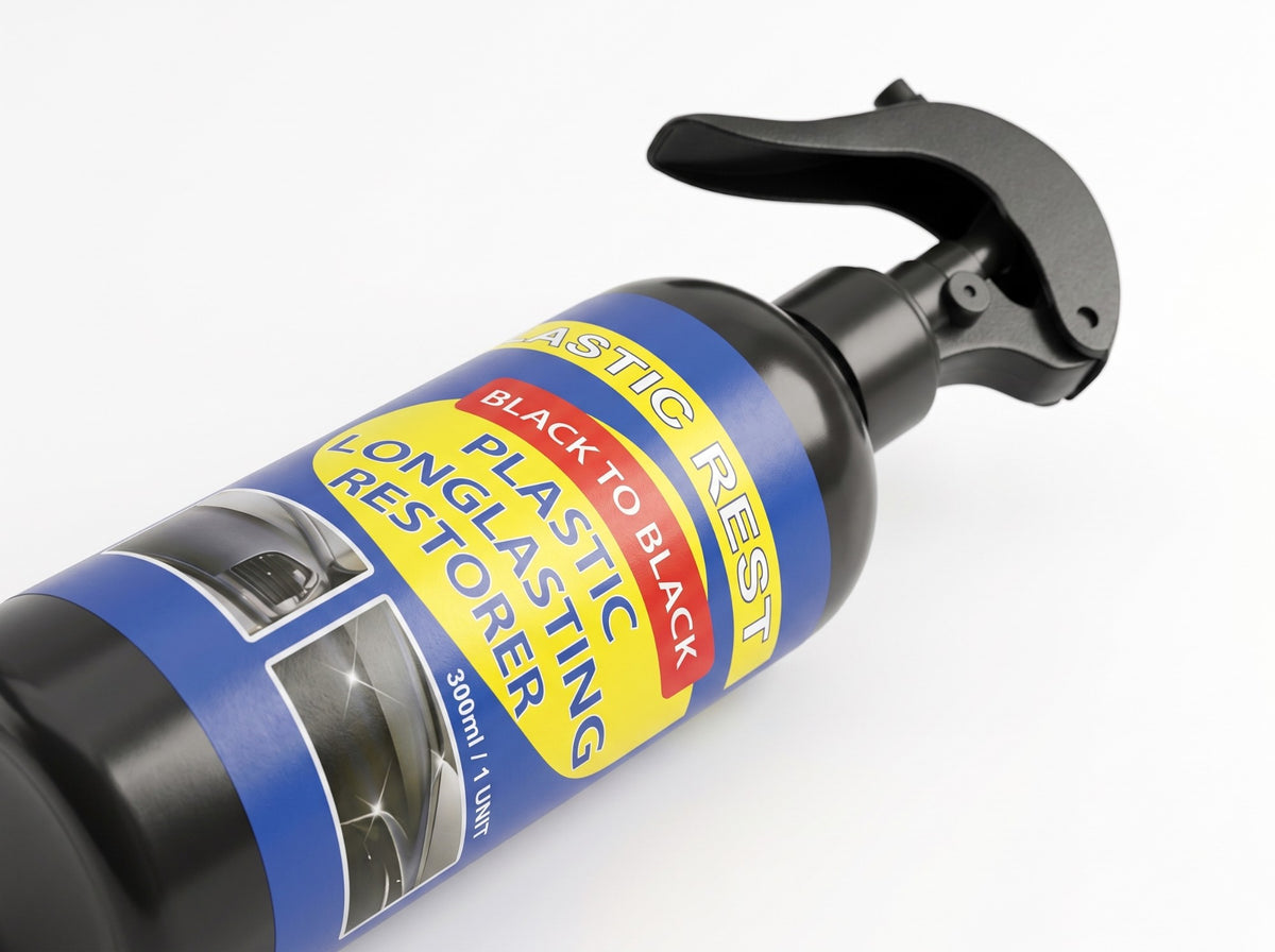 Flacon Spray plastique Karondra sur fond blanc